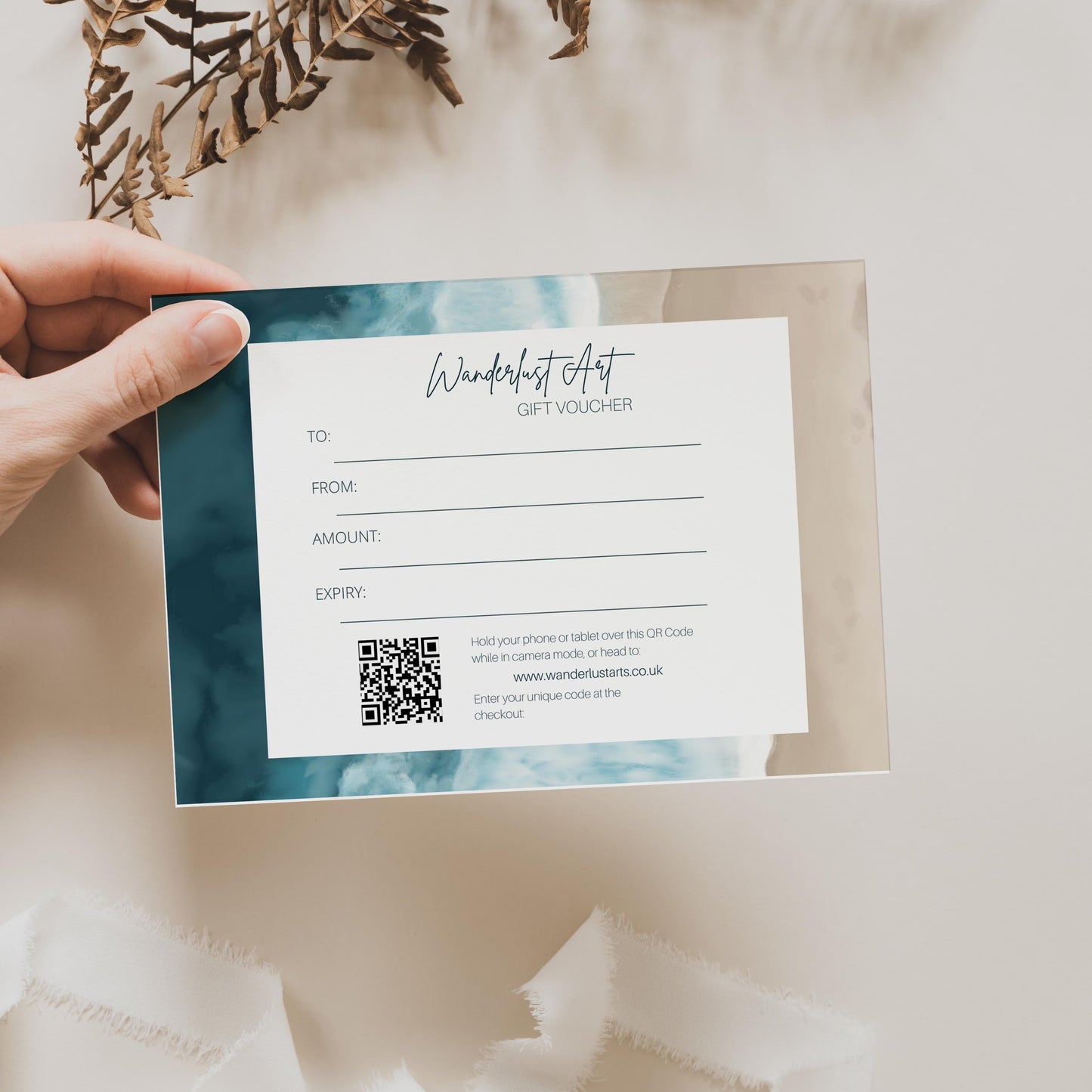 Wanderlust Art Gift Voucher