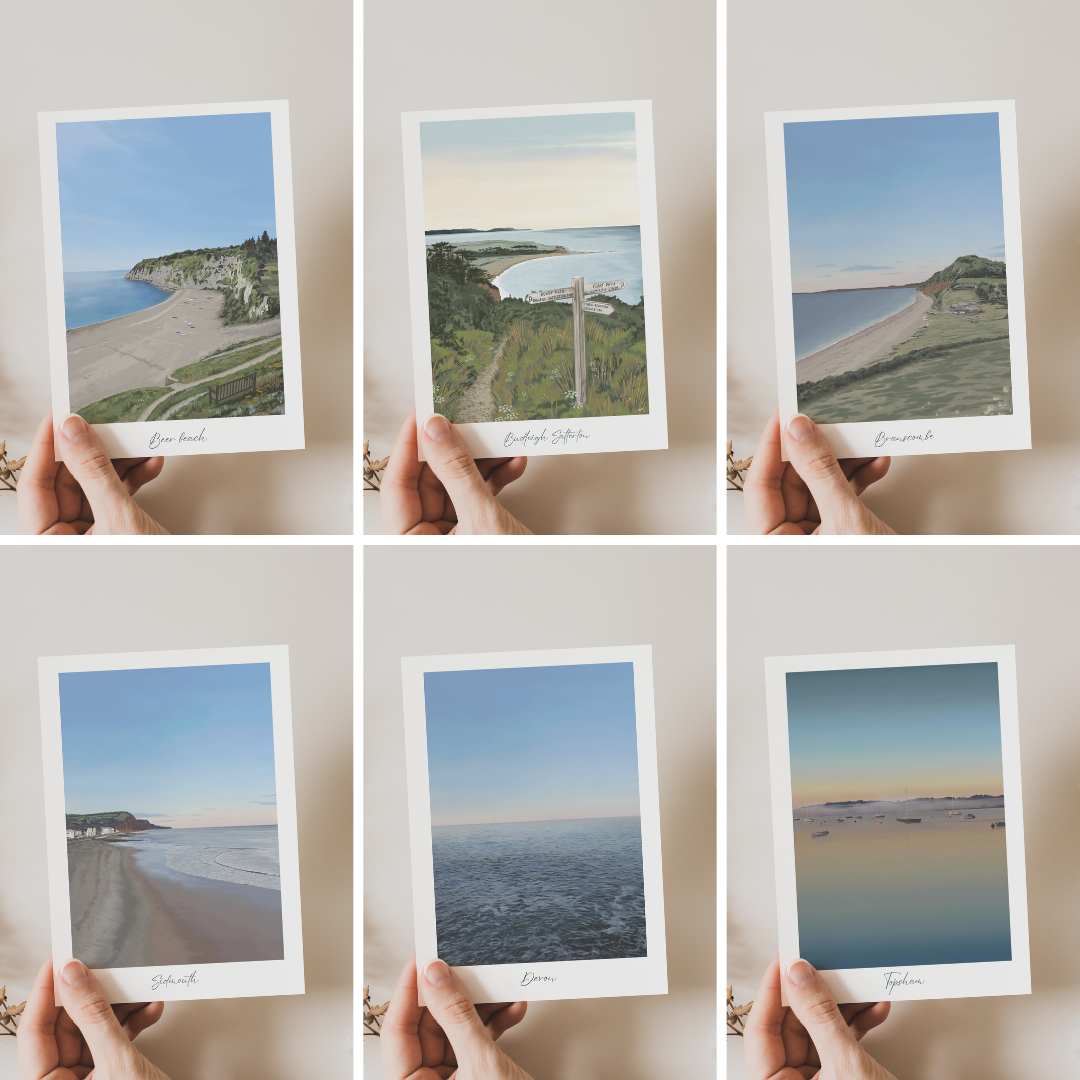 Greetings cards - Devon pack of 6
